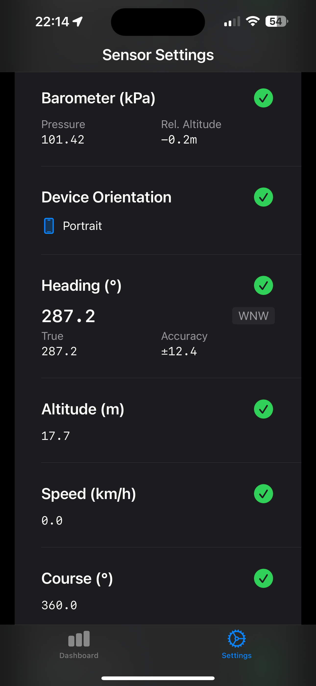 Sensors to Webhook