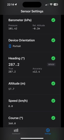 Sensors to Webhook screenshot