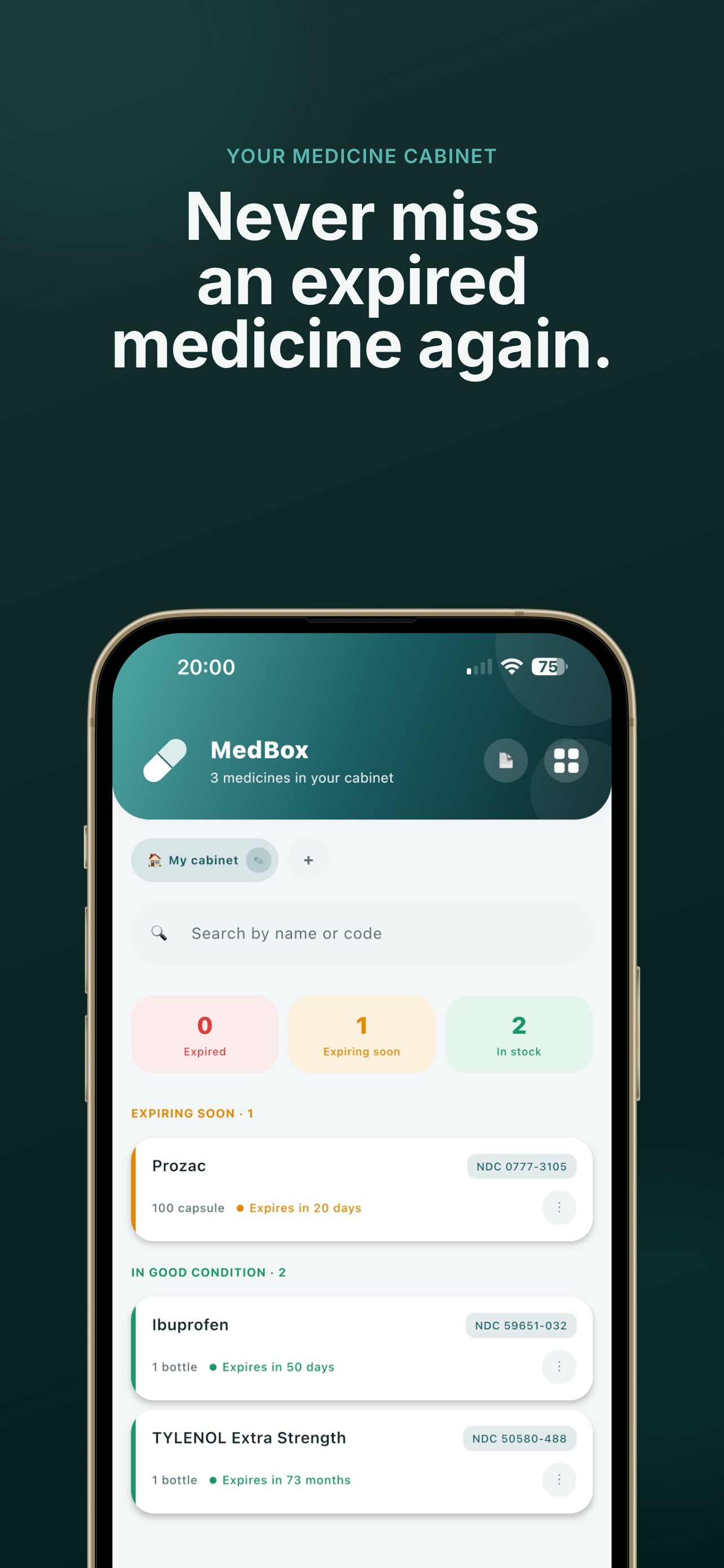 Screenshot 1 of MedBox: Botiquín y Caducidad
