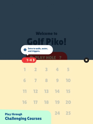 Golf Piko iPad screenshot
