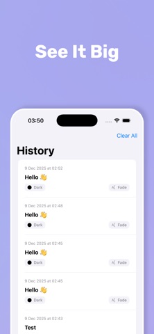 Big Letters - Text Display screenshot