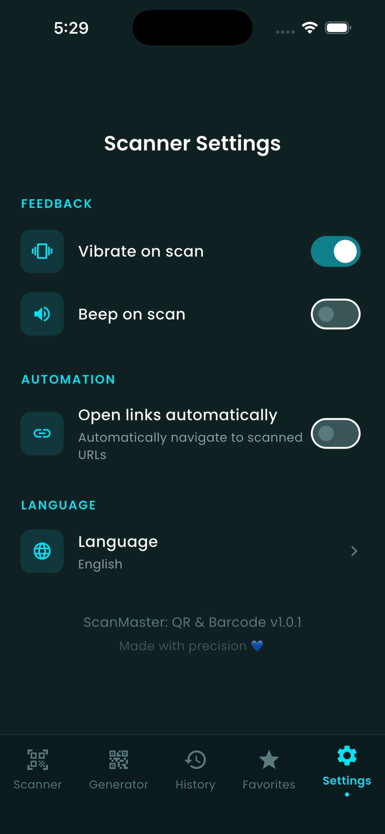 ScanMaster – QR & Barcode screenshot 2