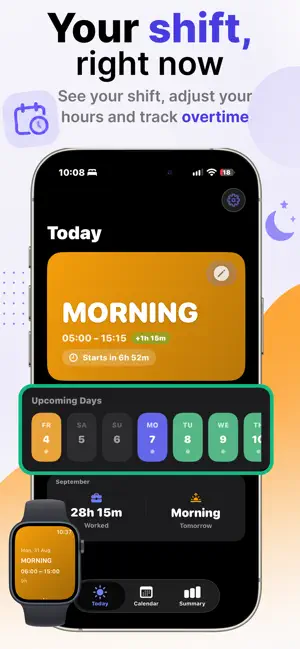 Turnos Shift Rotation Calendar screenshot 1
