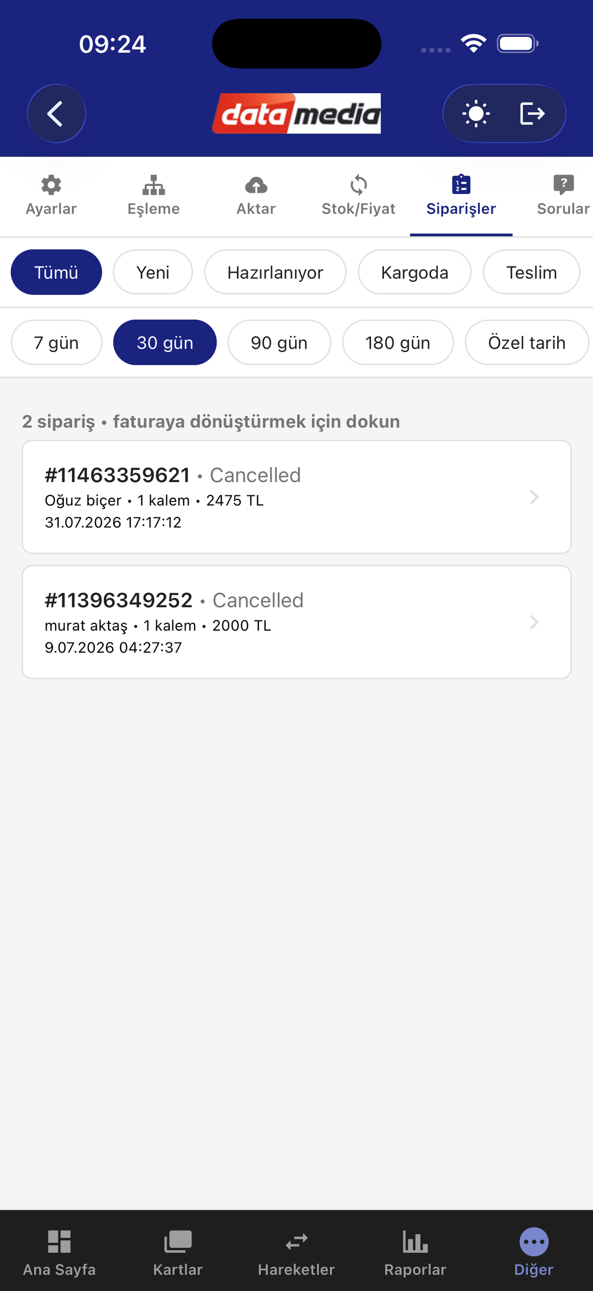 DataMedia Ticari Pro screenshot 6