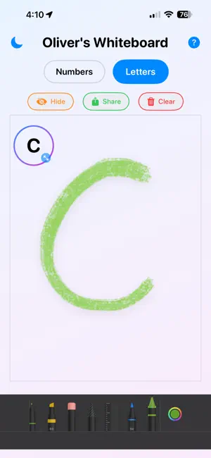 Oliver's Whiteboard screenshot 2