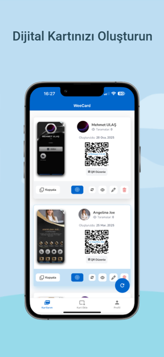 WeeCard Digital Card Screenshot 1 of 3