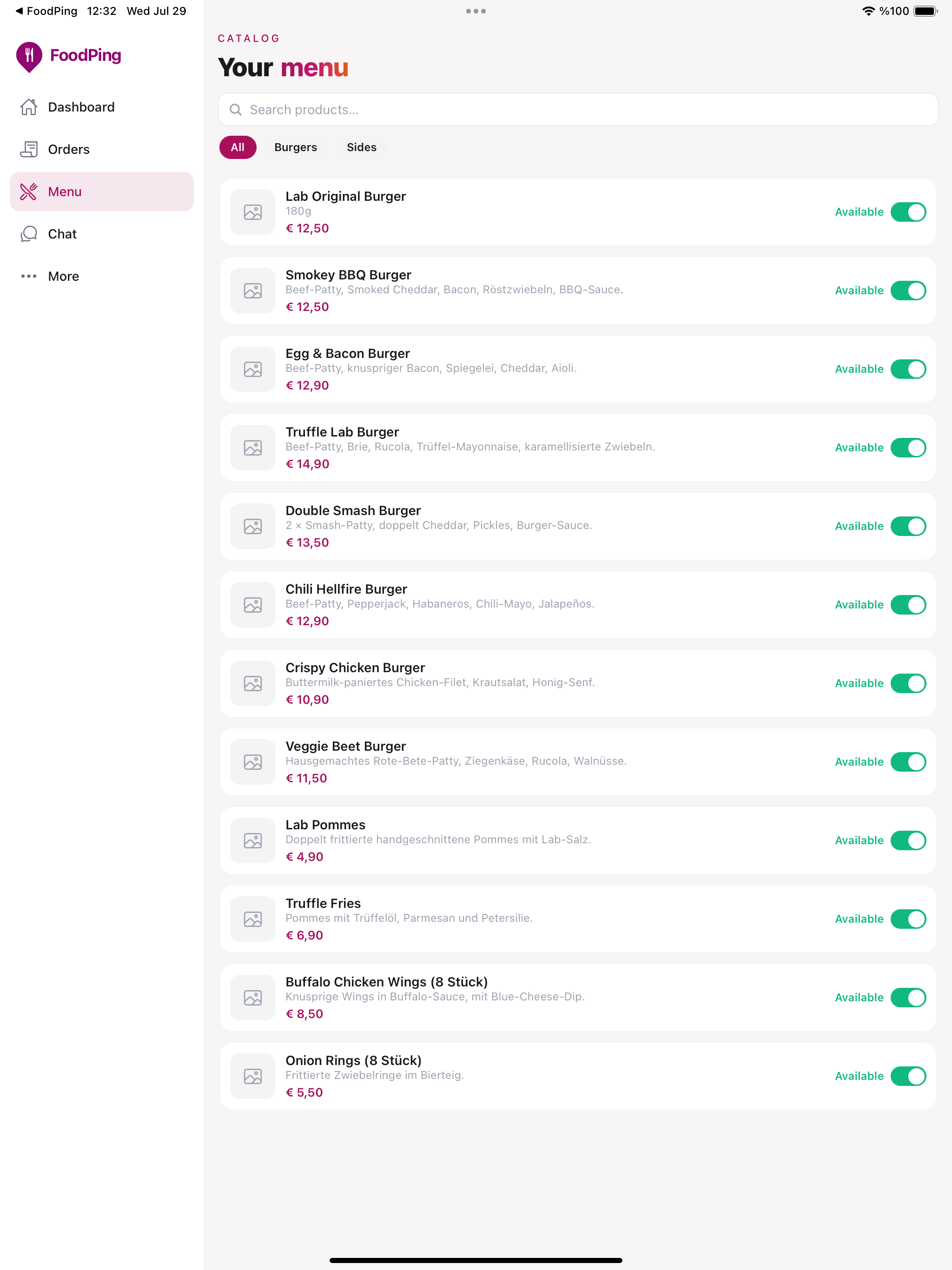 FoodPing Orders screenshot 7