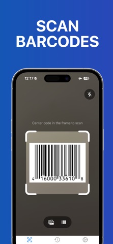 QR Code & Barcode Scanner + Screenshot 2 of 5