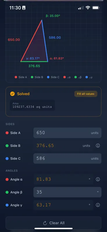 AnglePro: Builder's Calculator screenshot 2 of 5