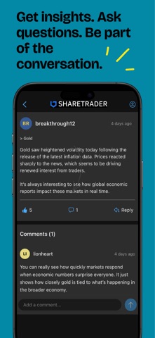 Sharetrader: Stock Market Chat screenshot