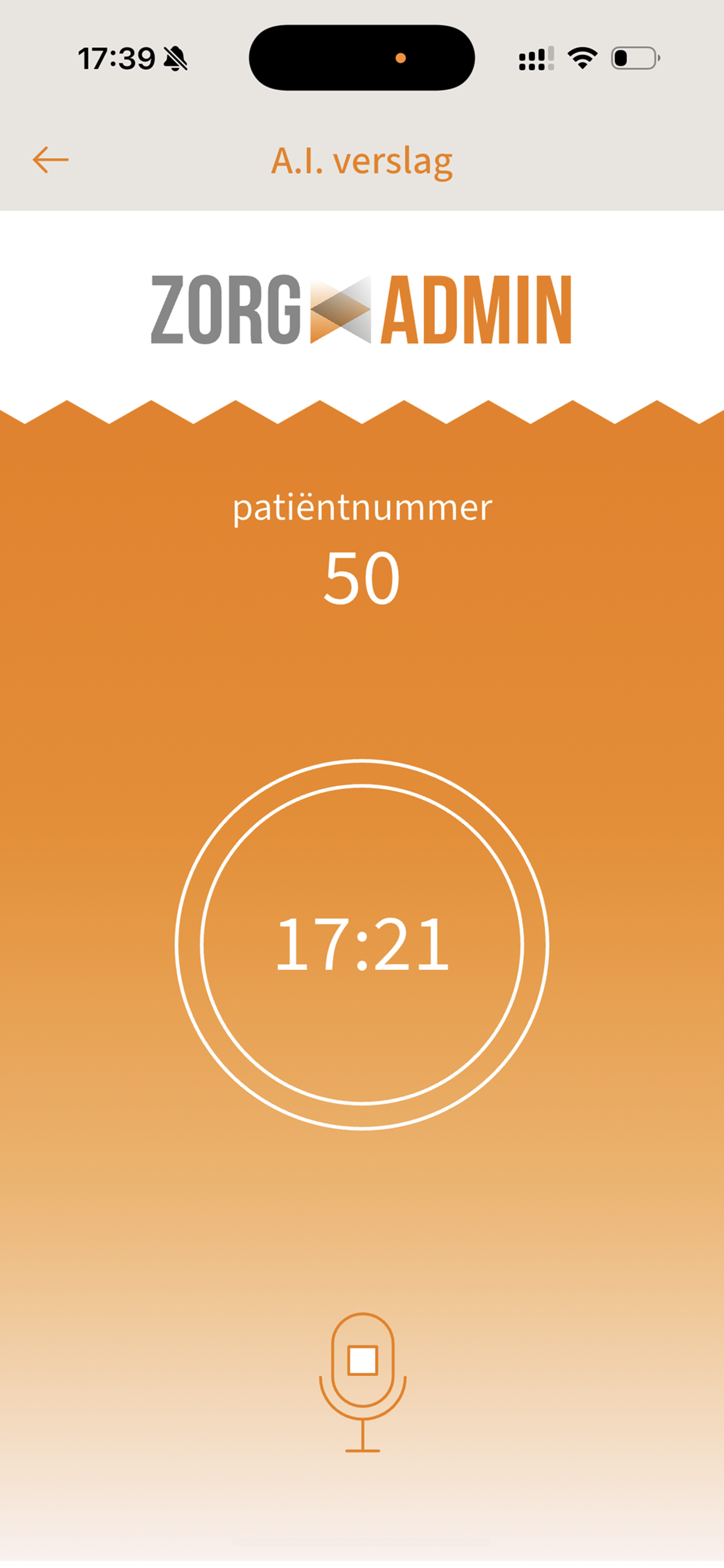 ZorgAdmin App