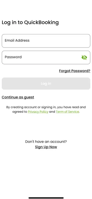 QuickBookings screenshot 1