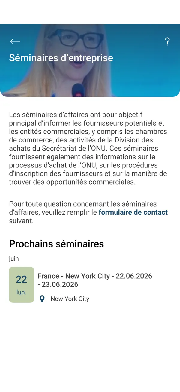 Screenshot #3 pour UN Procurement