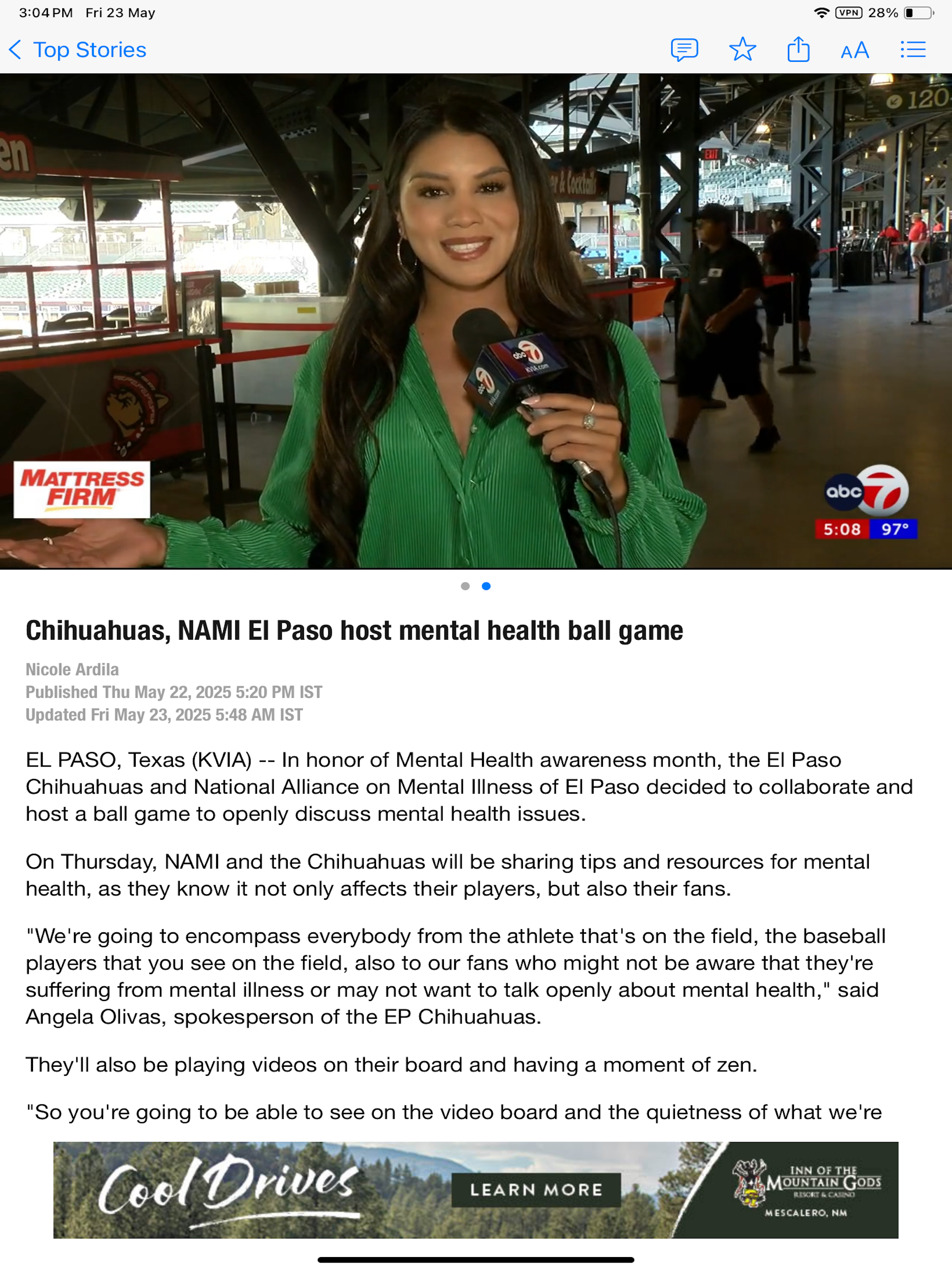 KVIA ABC7 El Paso News