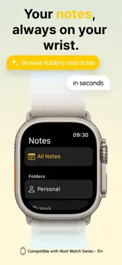Watch Notes: Notes for Watch screenshot 1