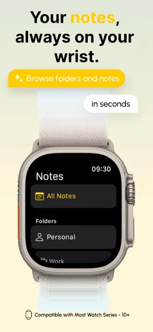 Watch Notes: Notes for Watch screenshot 1