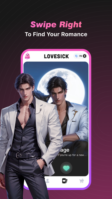 Lovesick – AI Chats & Stories Screenshot