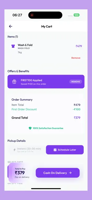 SpinZo : Get Laundry in Hours screenshot 3