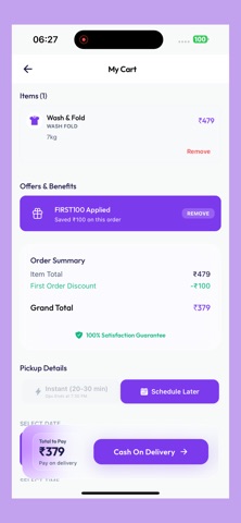 SpinZo : Get Laundry in Hours screenshot