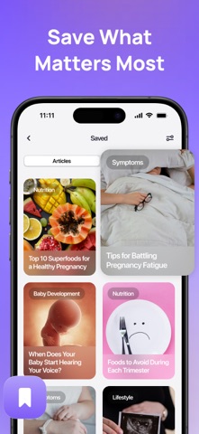 Uni - Pregnancy & Baby Tracker screenshot