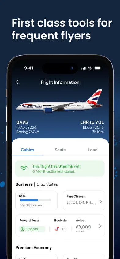 Planepoints - Live Seat Maps screenshot 1