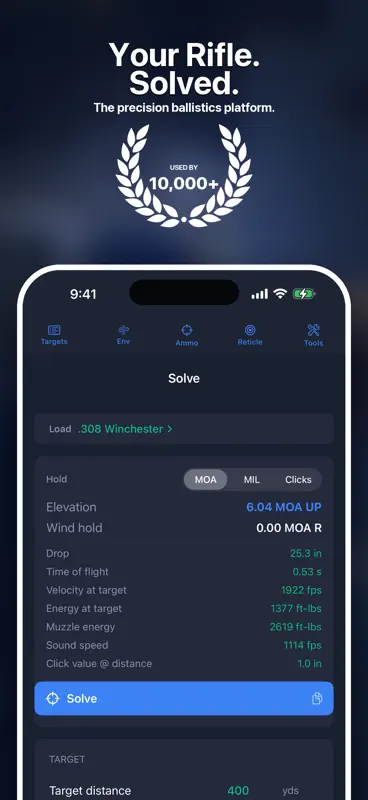 Strelok Pro-Ballistic Platform screenshot 1 of 10