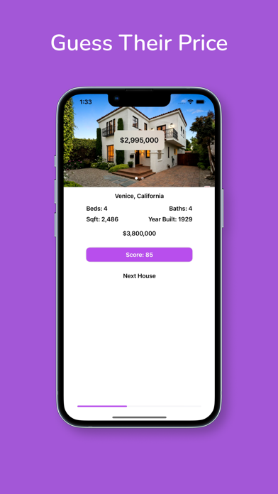Screenshot #2 pour HousePricer: Guess Home Prices