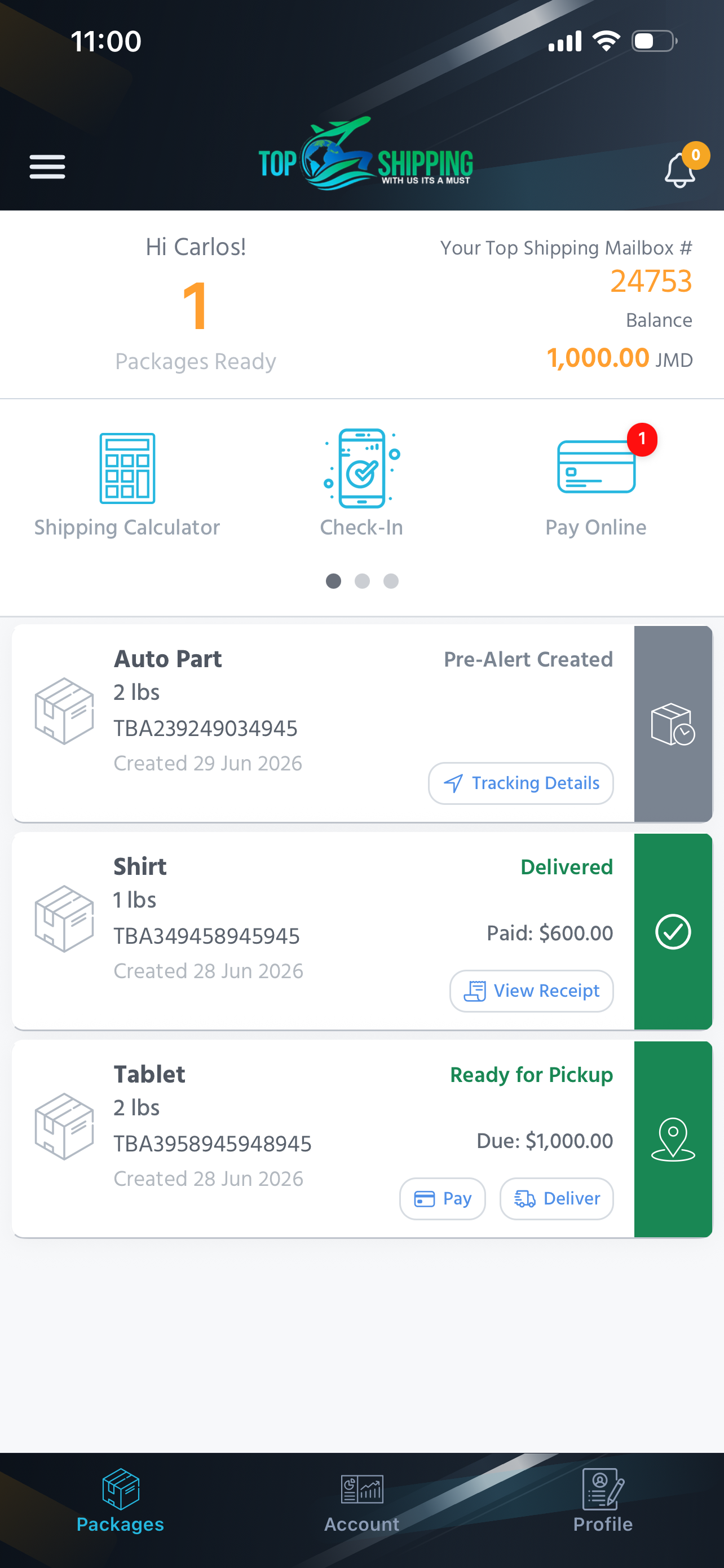 Top Shipping screenshot 3