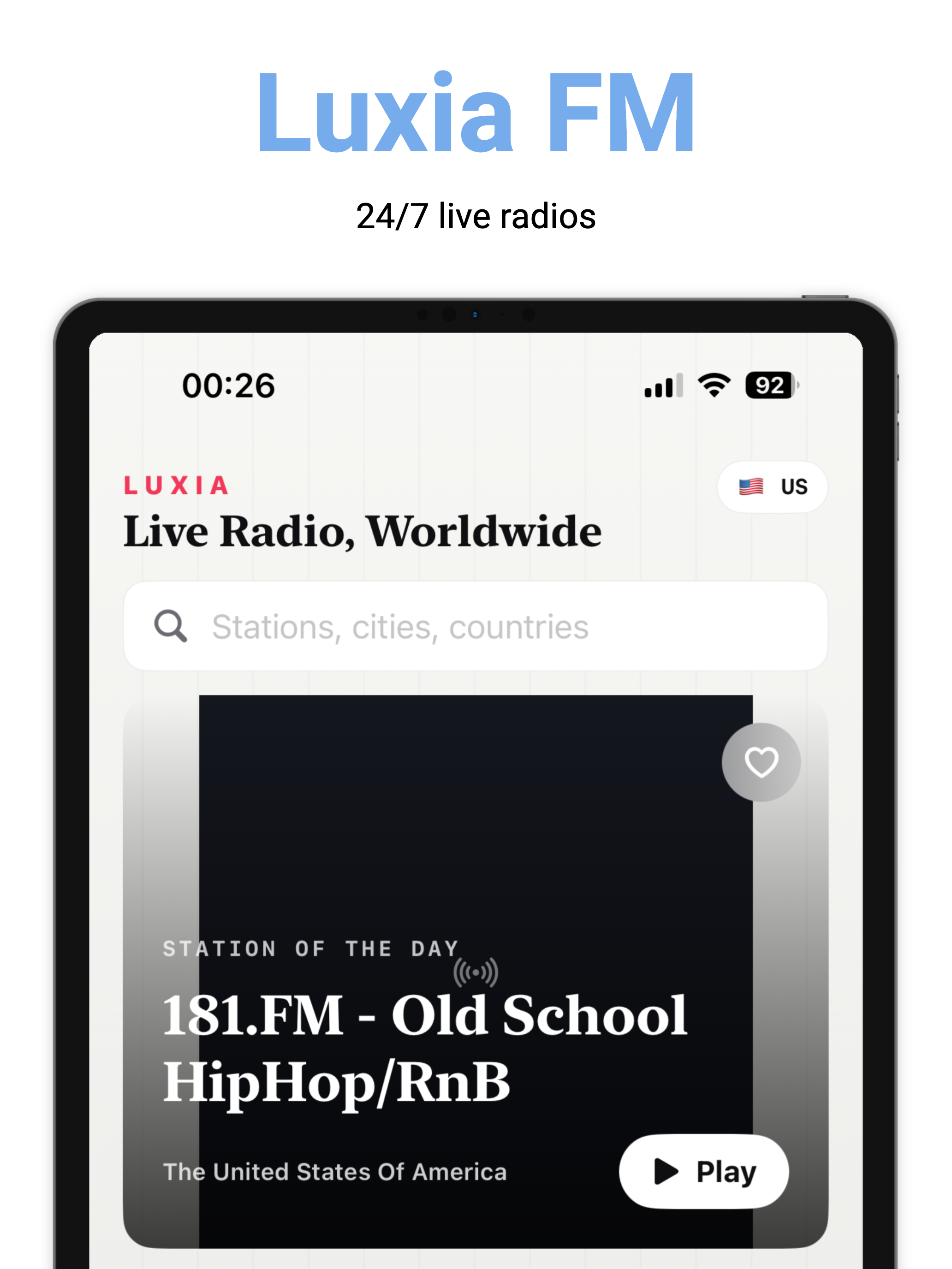 Luxia: Pro Radio Player FM screenshot 7