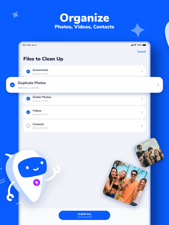 Smart Cleaner・Storage Clean Up iPad screenshot 4 - Utilities app
