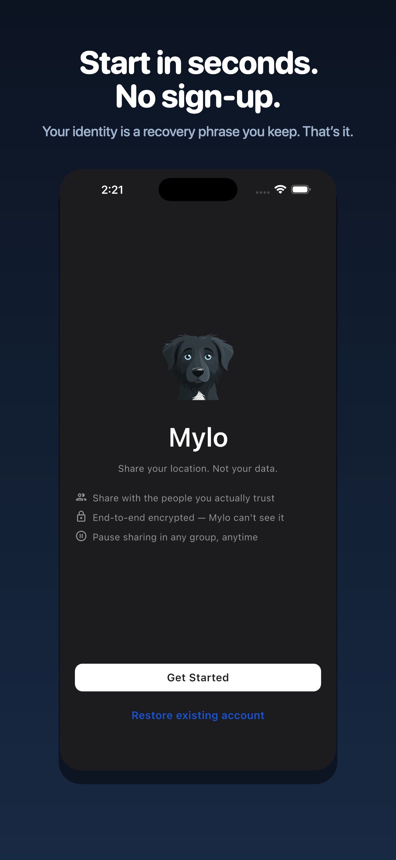 Mylo: Private Location Sharing screenshot 8