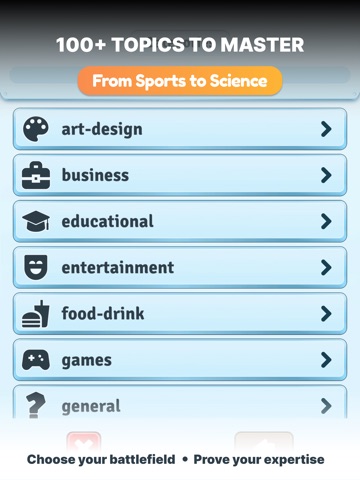 Quiz Battle: Think Fast iPad screenshot