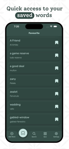 Esperanto Dictionary screenshot