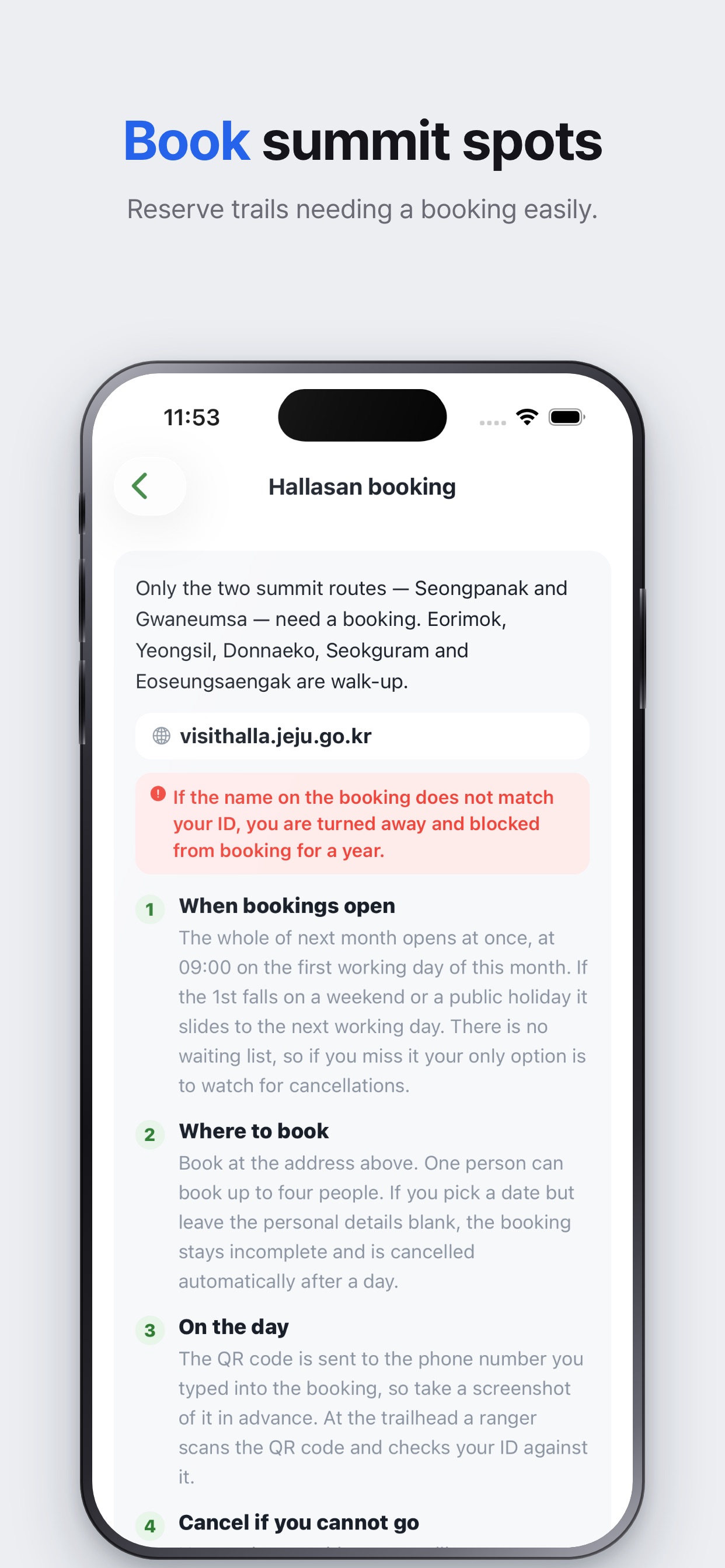 Screenshot 5 of GoHike: Korea Mountain Guide
