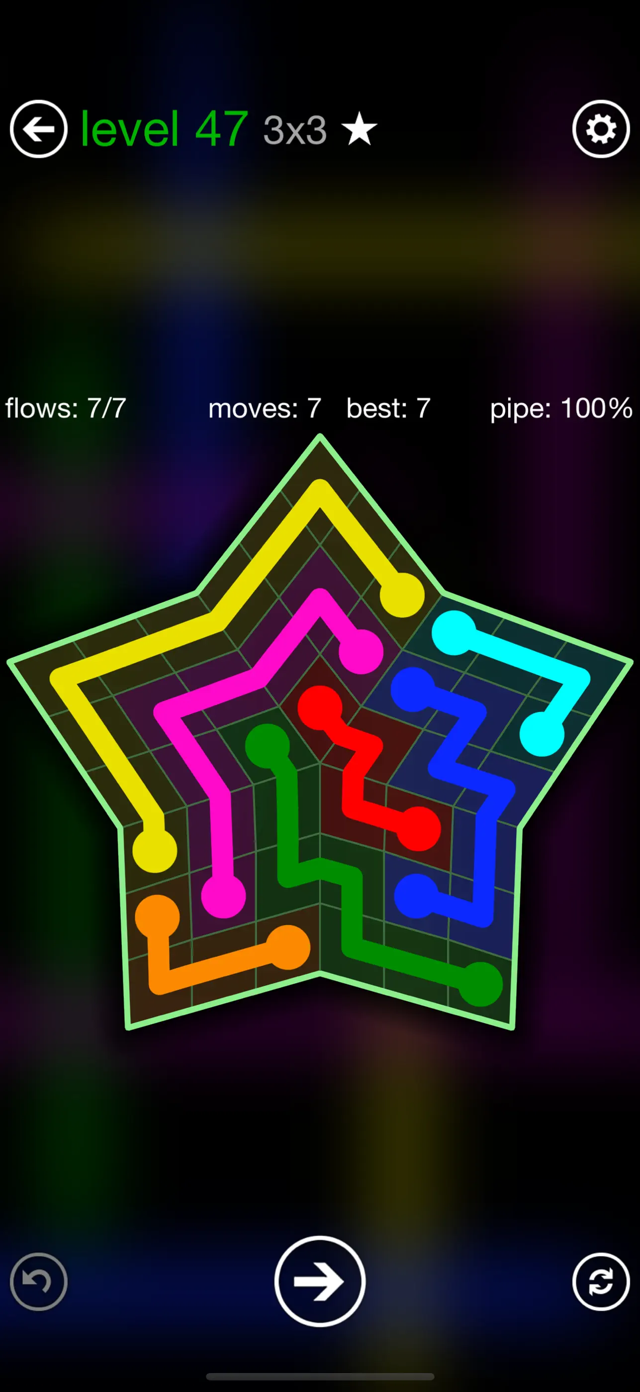 Flow Free: Shapes screenshot 5