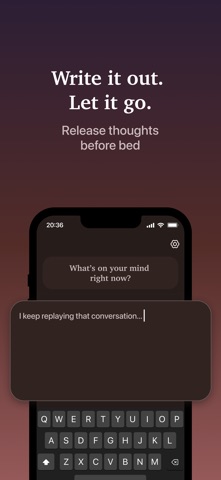 Sleep Journal: Clear Your Mind screenshot