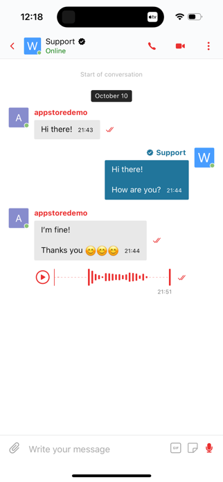 WordPlus Messenger Screenshot 2 of 3