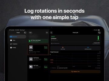 Tread – Tire Health Tracker iPad screenshot
