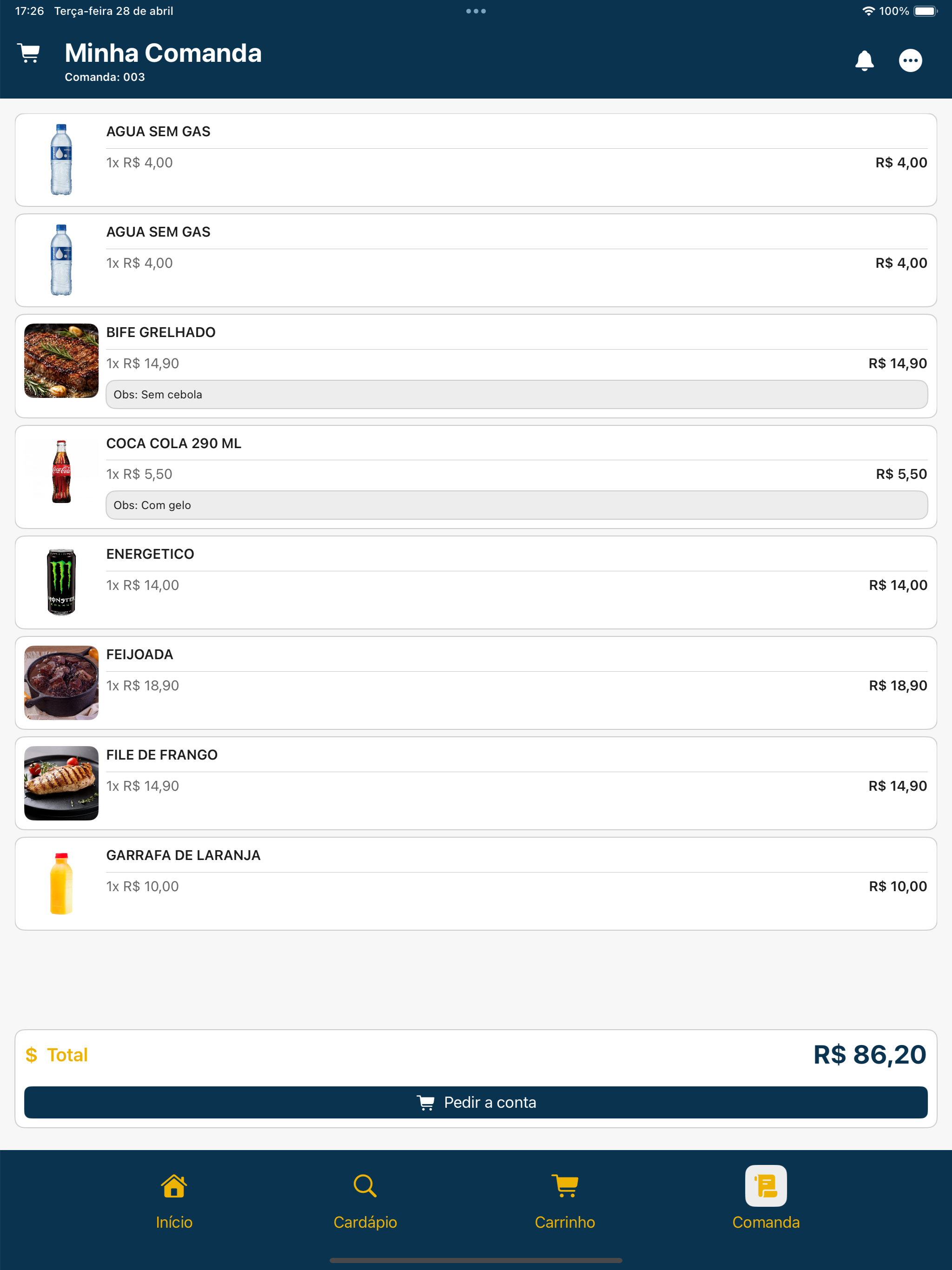 vGestorFoodClient screenshot 12