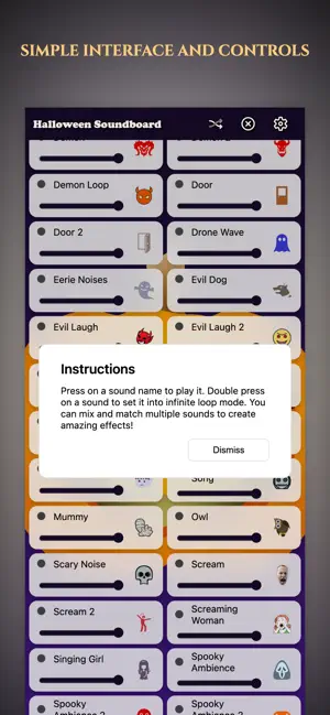Halloween Soundboard App screenshot 2