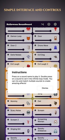 Halloween Soundboard App screenshot