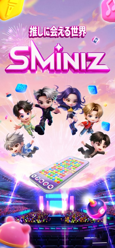 SMiniz: K-POP Puzzle Game screenshot 2