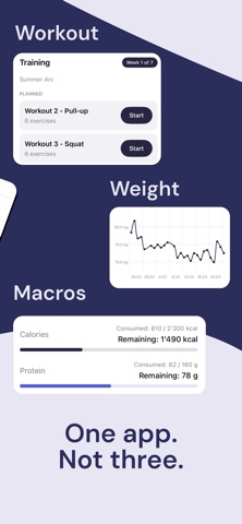 LiftDiary: Gym Log & Macros iPhone screenshot