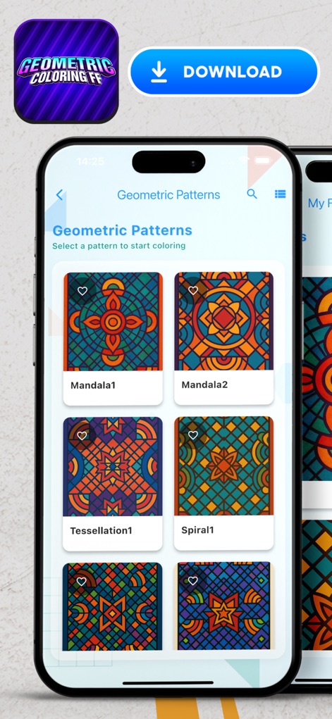Geometric Coloring GG - Lifestyle App | MWM