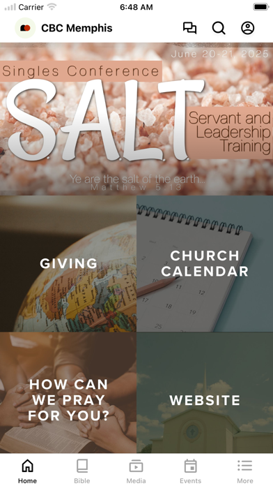 Screenshot 1 of Calvary Baptist of Memphis App