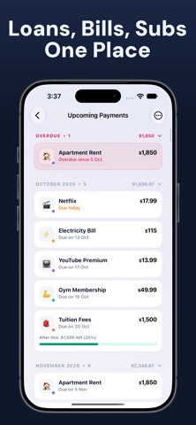 Captura 3 de PayTrack: Payment Plans