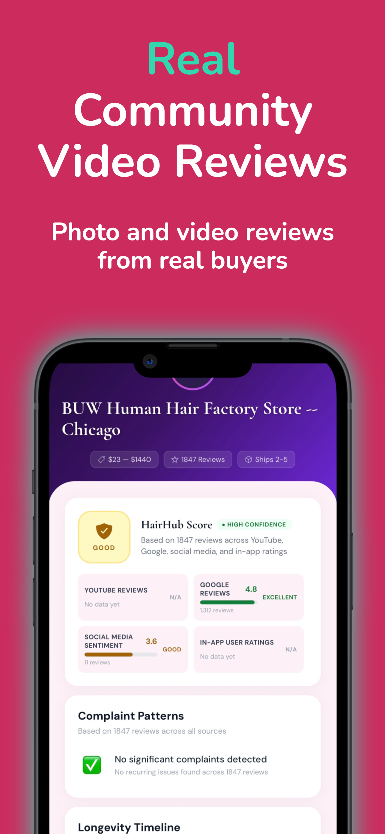 HairHub: Hair Company Reviews