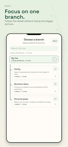 Etzly iPhone screenshot