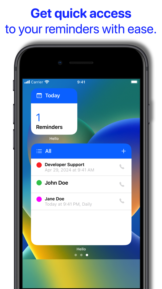#3. Hello: Phone call planner (iOS) 由: Sherzod Akhrarov