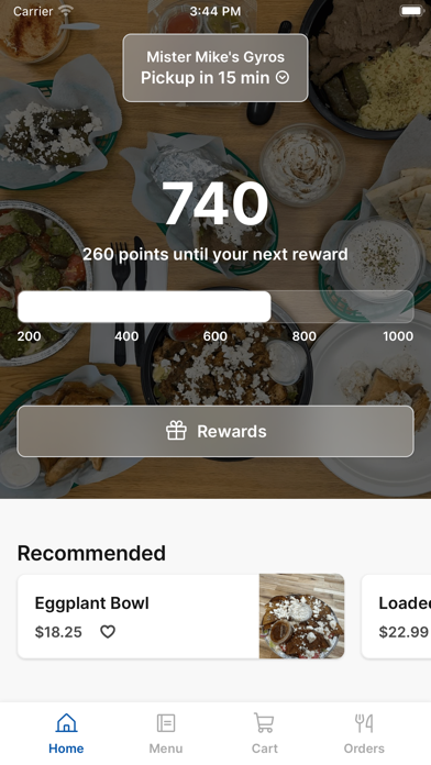Mister Mike's Gyros iPhone screenshot 1 - Food & Drink app